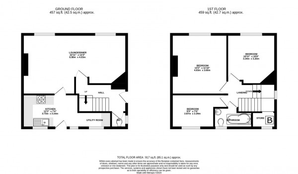 Floorplan for Tapton View Road, Chesterfield