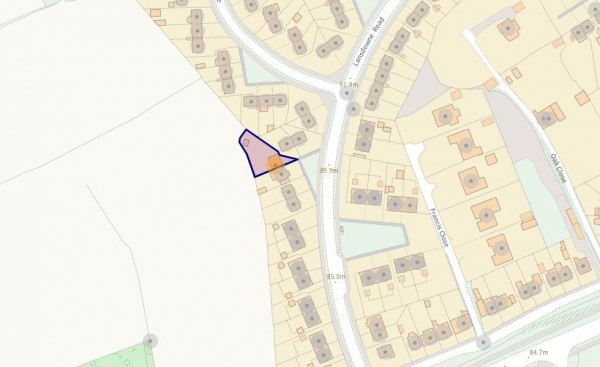 Floorplan for Lansdowne Road, Brimington, Chesterfield