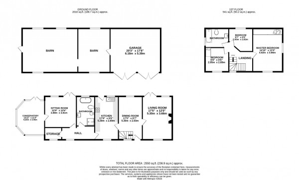 Floorplan for Church Street, Clowne, Chesterfield