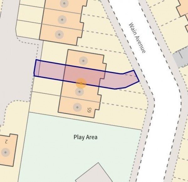Floorplan for Wain Avenue, Chesterfield