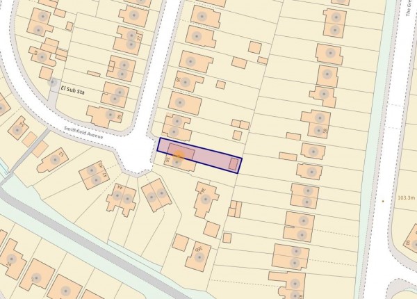 Floorplan for Smithfield Avenue, Hasland, Chesterfield