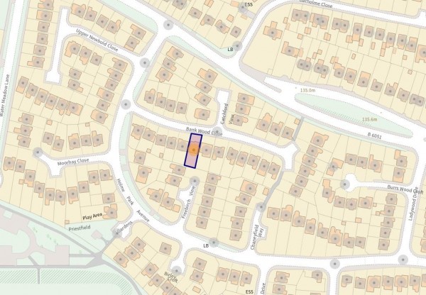 Floorplan for Bank Wood Close, Upper Newbold, Chesterfield