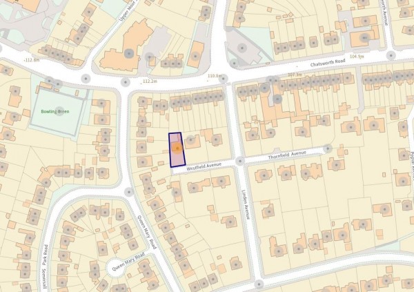Floorplan for Westfield Avenue, Somersall, Chesterfield