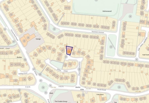 Floorplan for Churchland Avenue, Holmewood, Chesterfield
