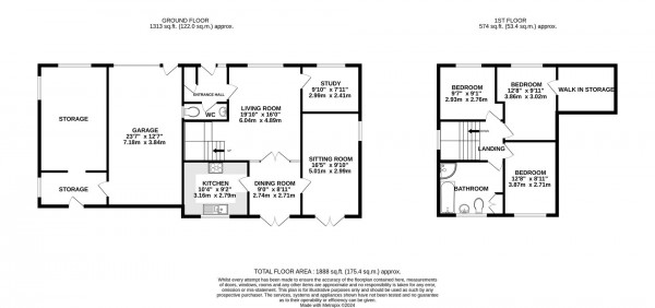 Floorplan for Chesterfield Road, North Wingfield, Chesterfield