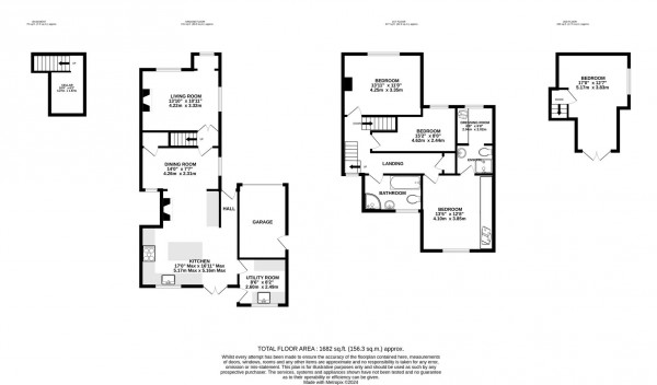 Floorplan for Main Road, Cutthorpe, Chesterfield