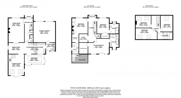 Floorplan for South Lodge Gardens, South Lodge, Court, Chesterfield