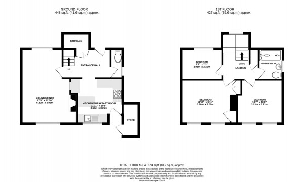 Floorplan for Spital Lane, Spital, Chesterfield