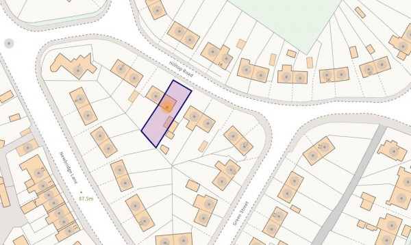 Floorplan for Hill Top Road, Old Whittington, Chesterfield