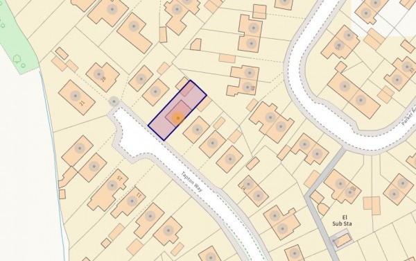 Floorplan for Tapton Way, Calow, Chesterfield