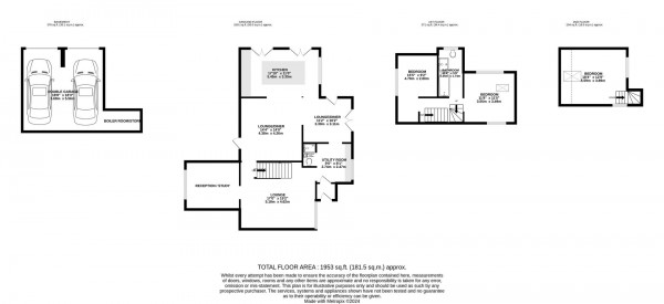 Floorplan for Hockley Lane, Ashover, Chesterfield