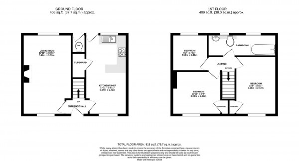 Floorplan for Gloucester Road, Chesterfield