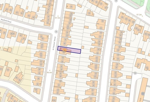 Floorplan for St. Thomas Street, Chesterfield