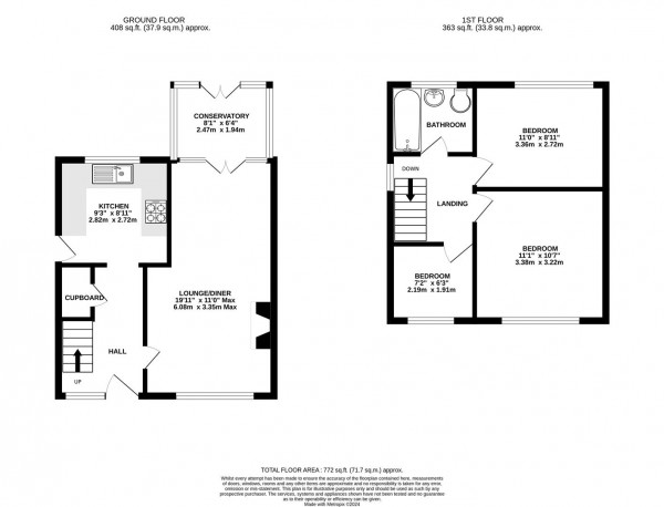 Floorplan for Boythorpe Road, Boythorpe, Chesterfield