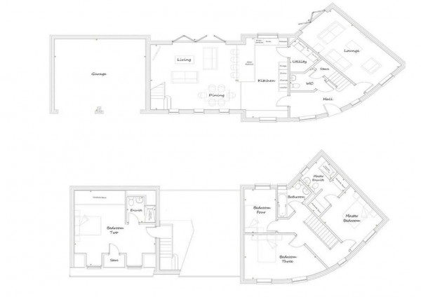 Floorplan for Copper Beeches, Ankerbold Road, Old Tupton, Chesterfield