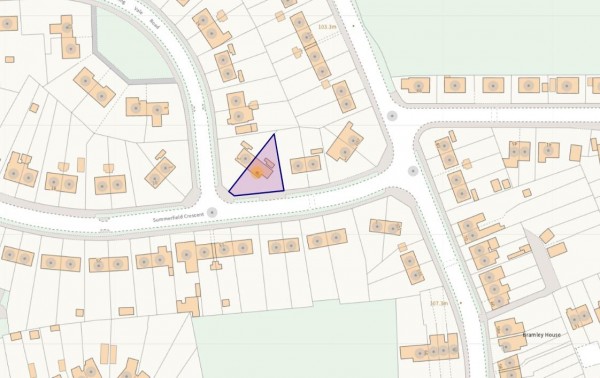 Floorplan for Summerfield Crescent, Brimington, Chesterfield