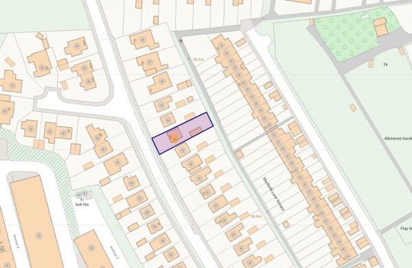 Floorplan for St. Philips Drive, Hasland, Chesterfield