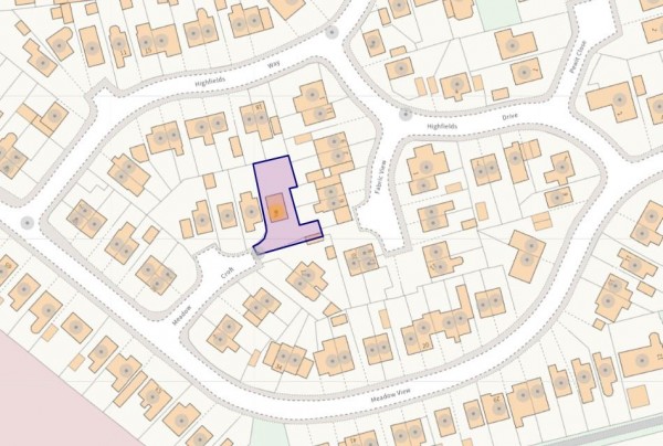 Floorplan for Meadow Croft, Holmewood, Chesterfield