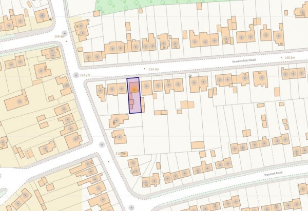 Floorplan for Summerfield Road, Chesterfield