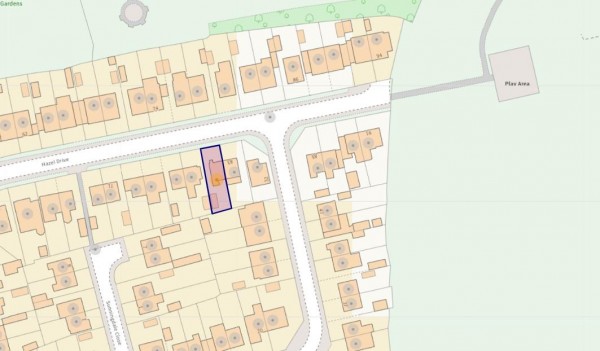 Floorplan for Hazel Drive, Walton, Chesterfield