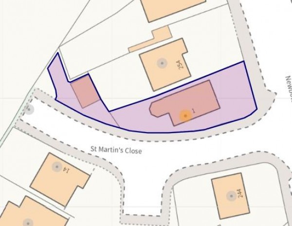 Floorplan for St. Martins Close, Newbold, Chesterfield