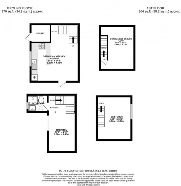 Floorplan for Stanley Street, Spital, Chesterfield