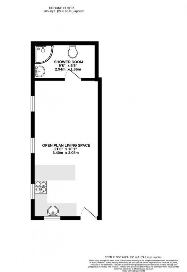 Floorplan for Devonshire Street, Brimington, Chesterfield