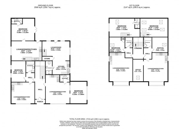 Floorplan for Villas Road, Bolsover, Chesterfield