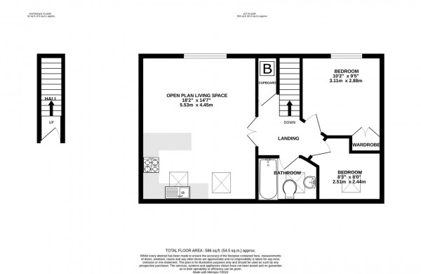 Floorplan for Haslam Court, Chesterfield