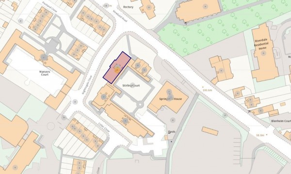 Floorplan for Stirling Court, off Nightingale Close, Chesterfield