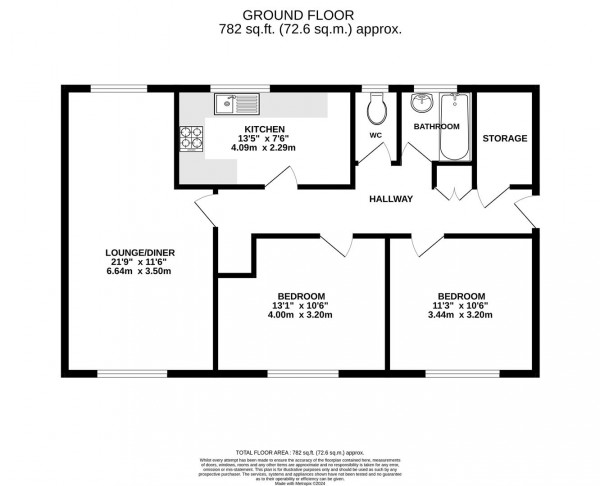 Floorplan for Green Farm Close, Chesterfield