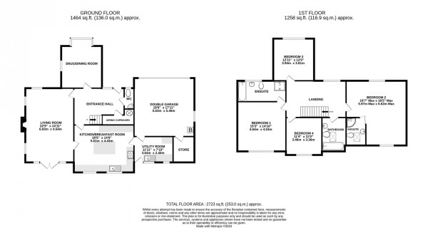 Floorplan for Brassington Lane, Old Tupton, Chesterfield