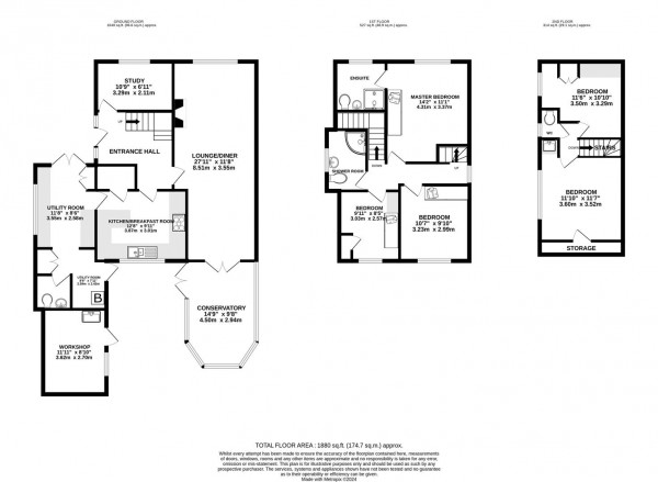 Floorplan for Loads Road, Holymoorside, Chesterfield