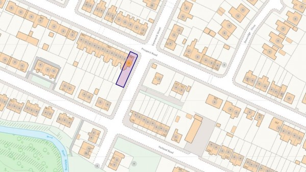 Floorplan for Prospect Road, Old Whittington, Chesterfield