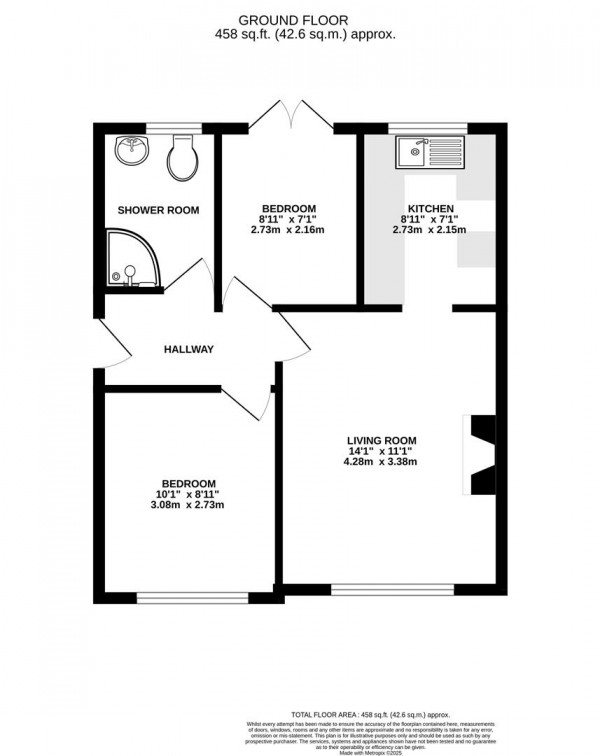 Floorplan for Swaddale Avenue, Tapton, Chesterfield