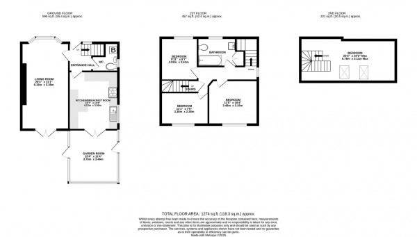 Floorplan for Newbold Drive, Newbold, Chesterfield