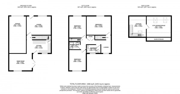 Floorplan for The Poplars, Main Road, Cutthorpe