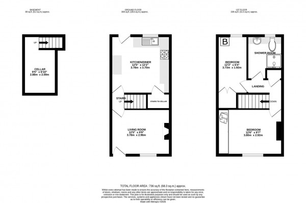 Floorplan for Mountcastle Street, Chesterfield