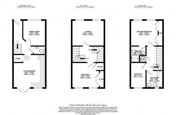 Floorplan for Haslam Court, Stonegravels, Chesterfield