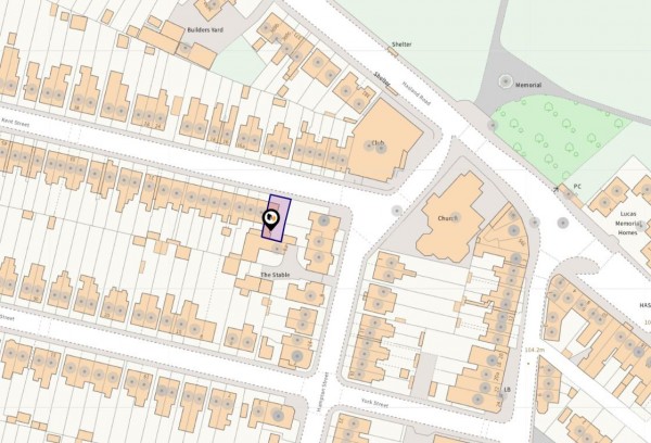 Floorplan for Kent Street, Hasland, Chesterfield