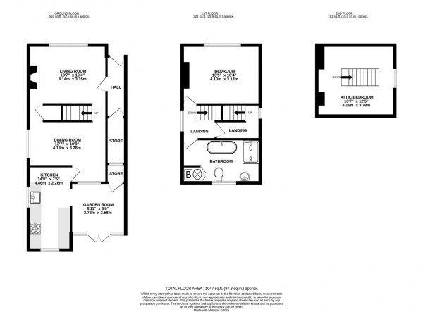 Floorplan for Old Road, Brampton, Chesterfield