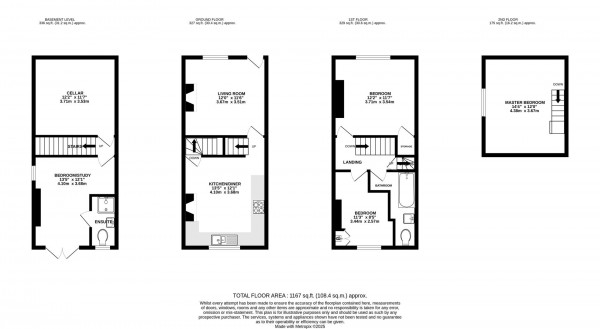 Floorplan for Rutland Road, Chesterfield