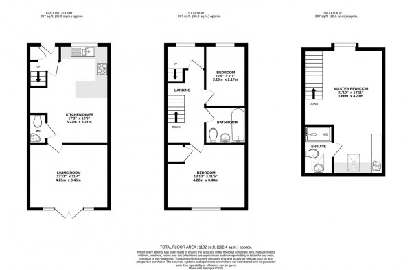 Floorplan for Milford Close, Wingerworth, Chesterfield