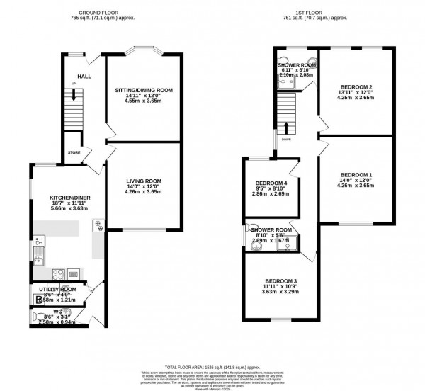 Floorplan for Tapton View Road, Chesterfield